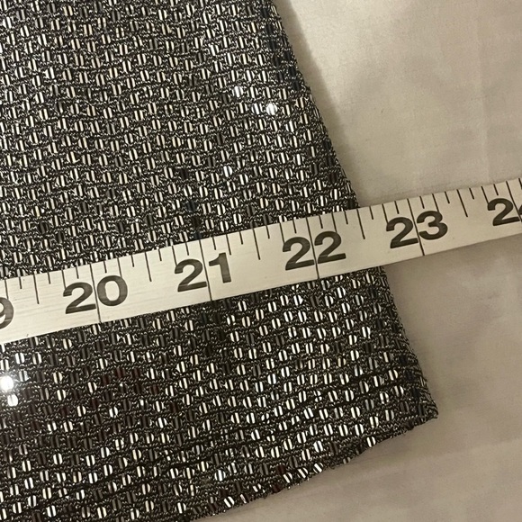 Carmela Silver Sequin Tank style Top, size M - Picture 7 of 8